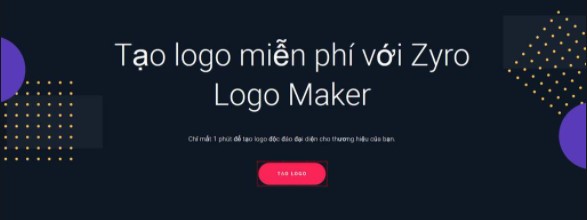 Phần mềm thiết kế Logo Maker của Zyro