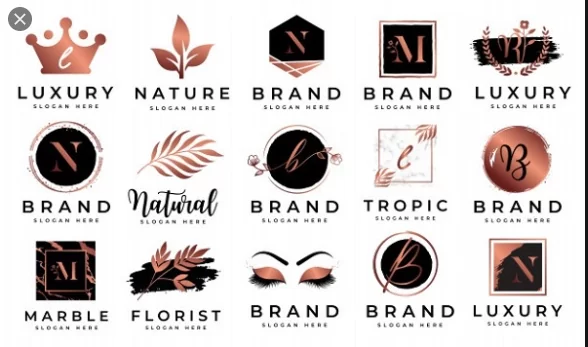 Logo chữ thương hiệu mỹ phẩm ấn tượng