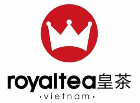 Mẫu logo trà sữa thương hiệu royaltea