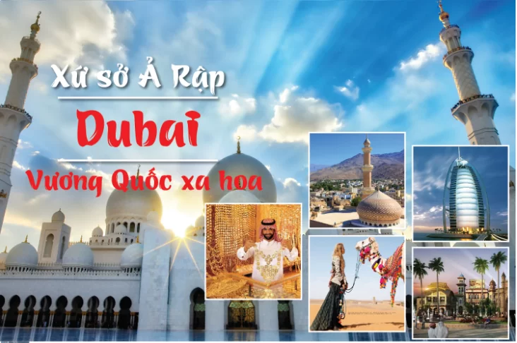 Mẫu banner quảng cáo du lịch Dubai