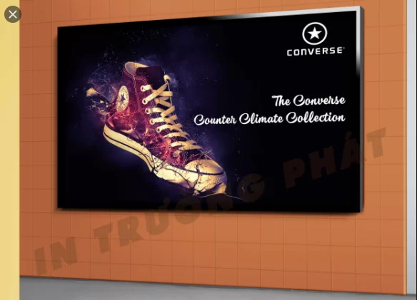 Banner quảng cáo giày Converse