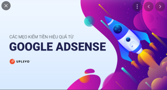 Đặt banner quảng cáo kiếm tiền trên Google Adsense