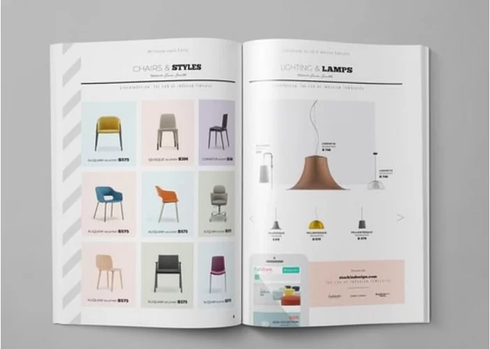 Mẫu Catalogue đẹp về bàn ghế