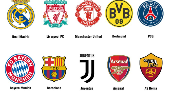Lịch sử phát triển logo của các đội bóng trên thế giới.